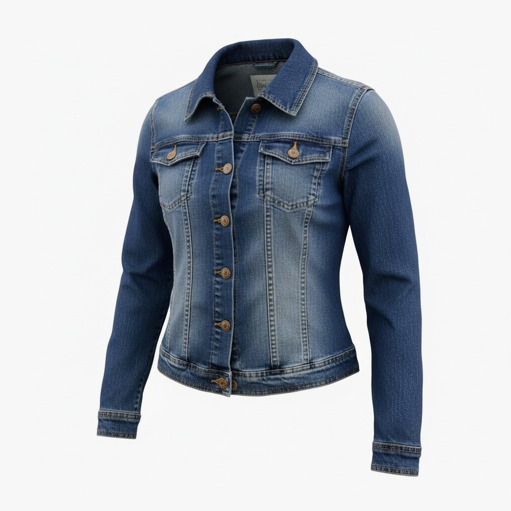 Classic Blue Denim Jacket for Women